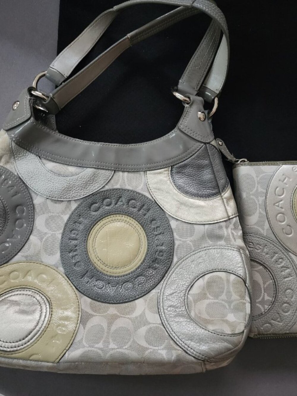 Coach Handbag with Matching Wallet